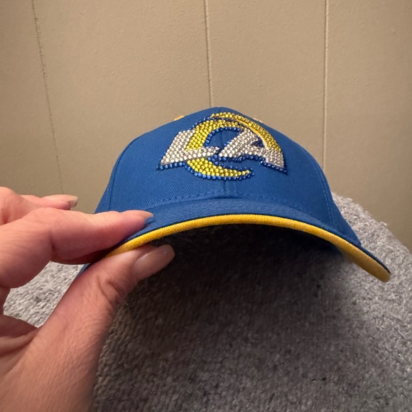 NWT Rhinestone Los Angeles Rams hat - Picture 4 of 4
